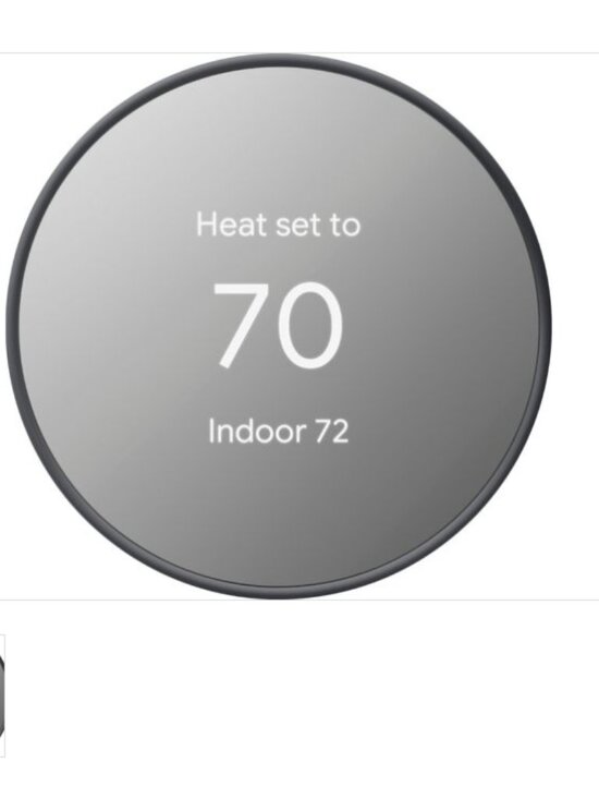 Google Nest Other - Sealed Google Nest Smart Thermostat Charcoal G4CVZ NWT